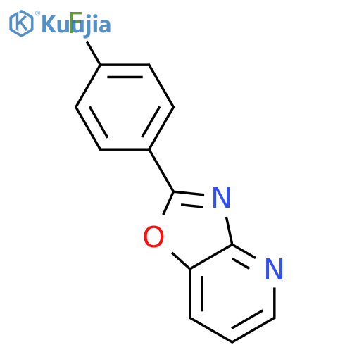 2-(4-Fluorophenyl)oxazolo[4,5-b]pyridine structure