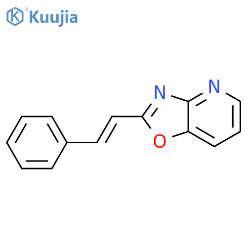 Oxazolo[4,5-b]pyridine, 2-(2-phenylethenyl)- structure