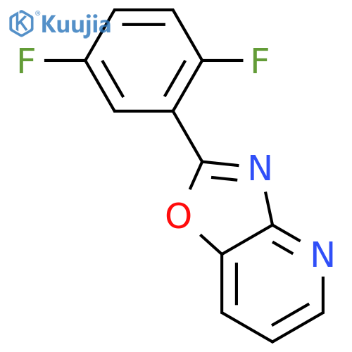 2-(2,5-Difluorophenyl)oxazolo[4,5-b]pyridine structure