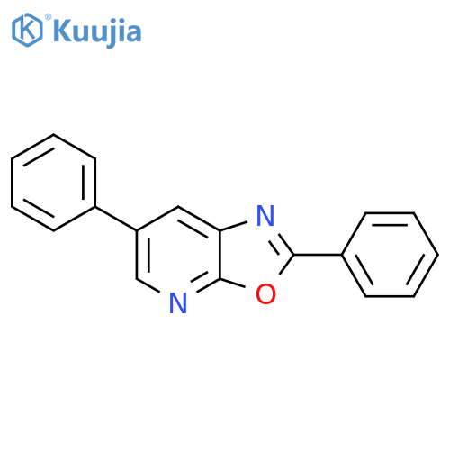 Oxazolo[5,4-b]pyridine, 2,6-diphenyl- structure
