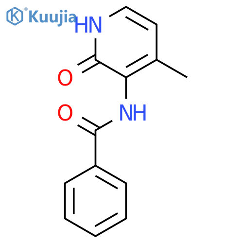 Benzamide, N-(1,2-dihydro-4-methyl-2-oxo-3-pyridinyl)- structure