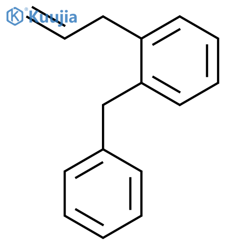 BENZENE, 1-(PHENYLMETHYL)-2-(2-PROPENYL)- structure