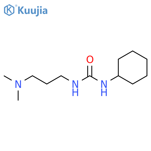 Urea, N-cyclohexyl-N'-[3-(dimethylamino)propyl]- structure