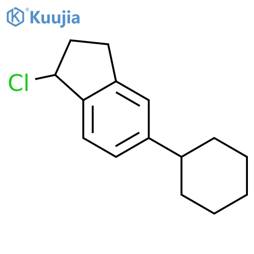 1-Chloro-5-cyclohexylindane structure