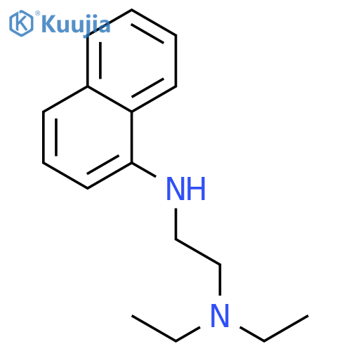 1,2-Ethanediamine,N1,N1-diethyl-N2-1-naphthalenyl- structure