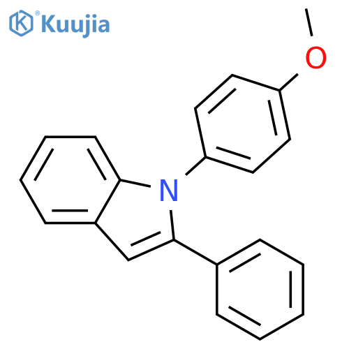 1H-Indole, 1-(4-methoxyphenyl)-2-phenyl- structure