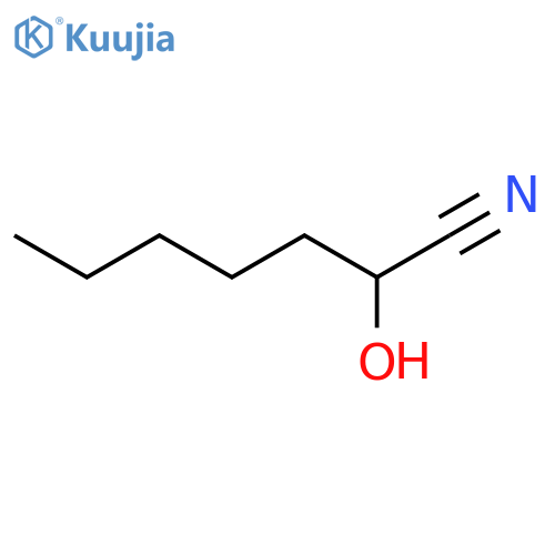 2-HYDROXYHEPTANENITRILE structure