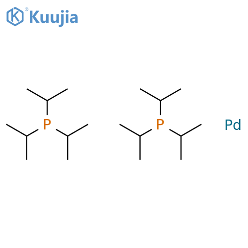 Palladium--tri(propan-2-yl)phosphane (1/2) structure