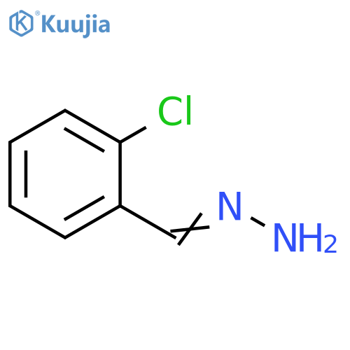 Benzaldehyde, 2-chloro-, hydrazone structure
