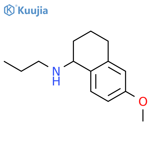 6-methoxy-N-propyl-1,2,3,4-tetrahydronaphthalen-1-amine structure
