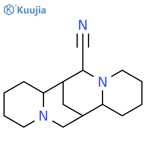 7,14-METHANO-2H,6H-DIPYRIDO[1,2-A:1',2'-E][1,5]DIAZOCINE-6-CARBONITRILE, DODECAHYDRO- structure