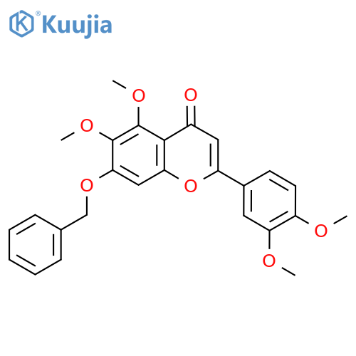 7-(Benzyloxy)-2-(3,4-dimethoxyphenyl)-5,6-dimethoxy-4H-chromen-4-one structure