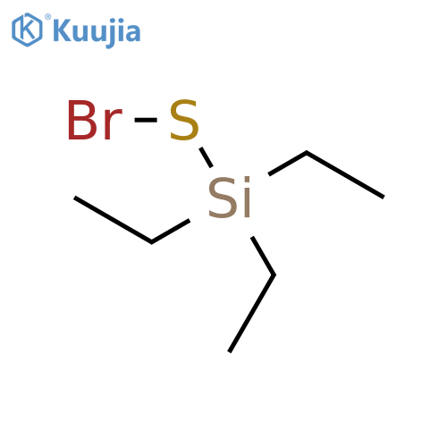 Silanesulfenyl bromide, triethyl- structure