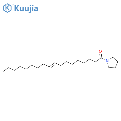 Pyrrolidine, 1-(1-oxo-9-octadecenyl)-, (E)- structure