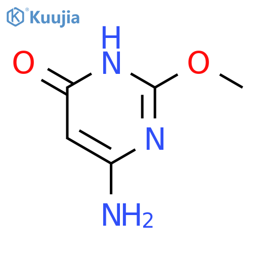 6-Amino-2-methoxy-4-(1H)-pyrimidinone structure
