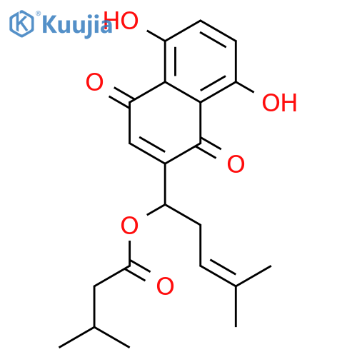 isovalerylshikonin structure