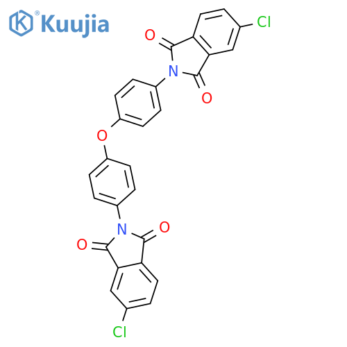 1H-Isoindole-1,3(2H)-dione, 2,2'-(oxydi-4,1-phenylene)bis[5-chloro- structure