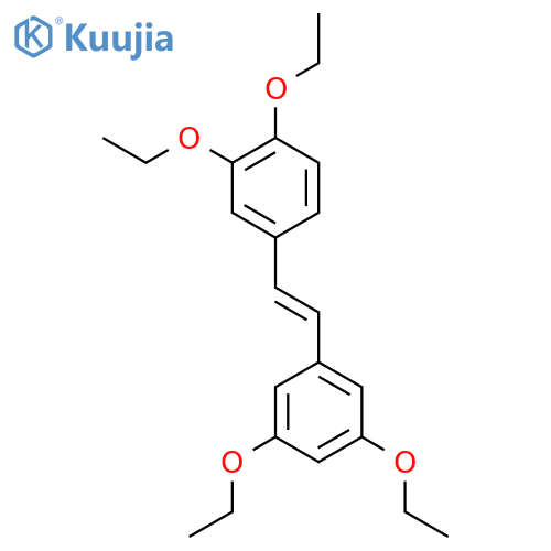 BENZENE, 4-[2-(3,5-DIETHOXYPHENYL)ETHENYL]-1,2-DIETHOXY- structure