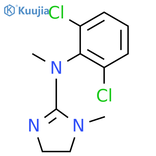 1H-Imidazol-2-amine, N-(2,6-dichlorophenyl)-4,5-dihydro-N,1-dimethyl- structure