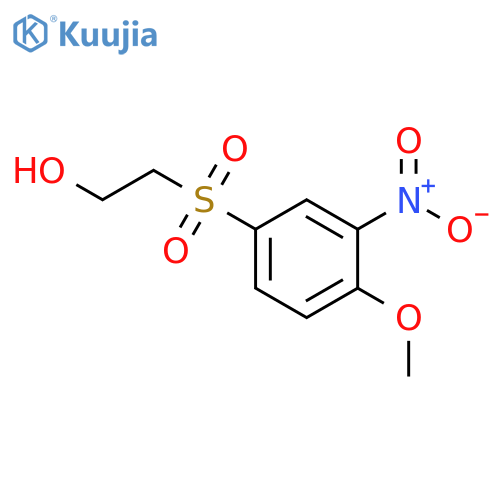 Ethanol,2-[(4-methoxy-3-nitrophenyl)sulfonyl]- structure