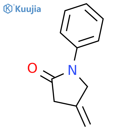 2-PYRROLIDINONE, 4-METHYLENE-1-PHENYL- structure
