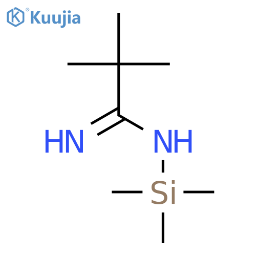 Silanamine, N-[(1,1-dimethylethyl)carbonimidoyl]-1,1,1-trimethyl- structure