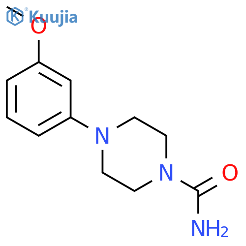 4-(3-methoxyphenyl)piperazine-1-carboxamide structure