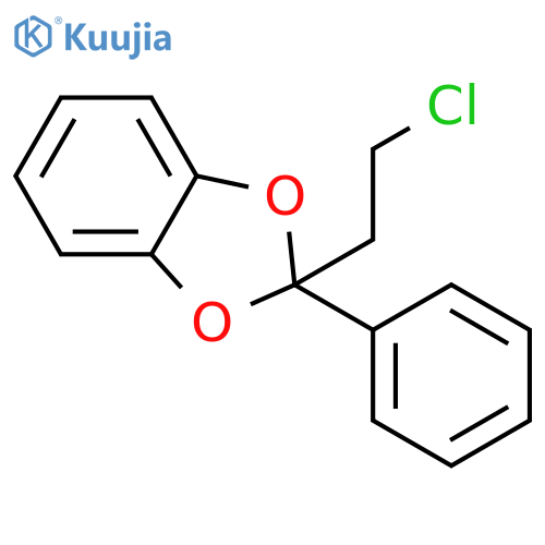 1,3-Benzodioxole, 2-(2-chloroethyl)-2-phenyl- structure