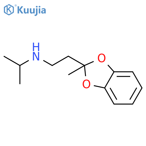 1,3-Benzodioxole-2-ethanamine, 2-methyl-N-(1-methylethyl)- structure