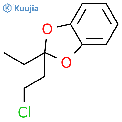 1,3-BENZODIOXOLE, 2-(2-CHLOROETHYL)-2-ETHYL- structure