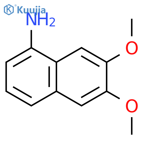 6,7-dimethoxynaphthalen-1-amine structure