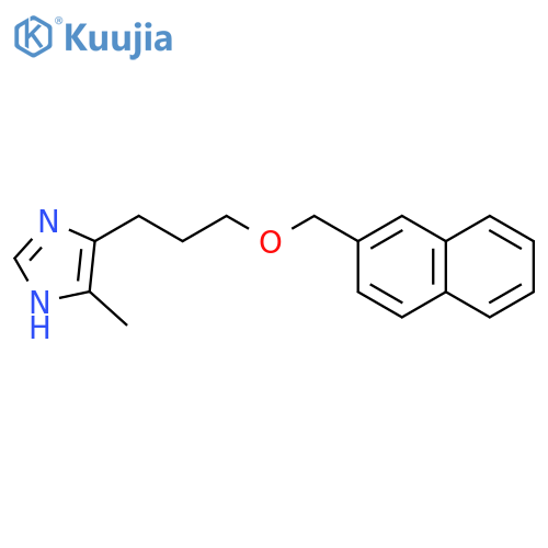 1H-Imidazole, 4-methyl-5-[3-(2-naphthalenylmethoxy)propyl]- structure
