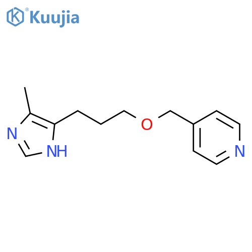 PYRIDINE, 4-[[3-(5-METHYL-1H-IMIDAZOL-4-YL)PROPOXY]METHYL]- structure