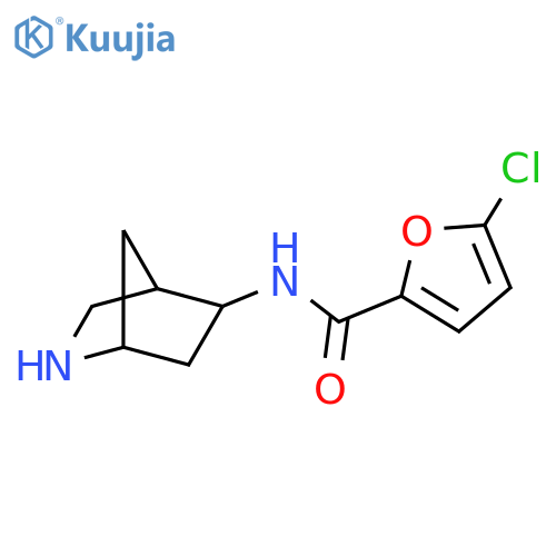 2-Furancarboxamide, N-2-azabicyclo[2.2.1]hept-5-yl-5-chloro- structure