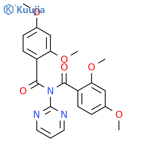 N-(2,4-Dimethoxy-benzoyl)-2,4-dimethoxy-N-pyrimidin-2-yl-benzamide structure