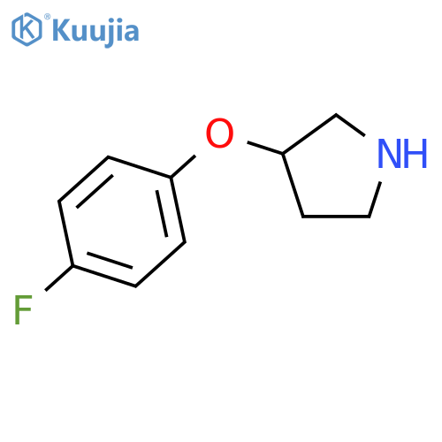3-(4-FLUOROPHENOXY)PYRROLIDINE structure