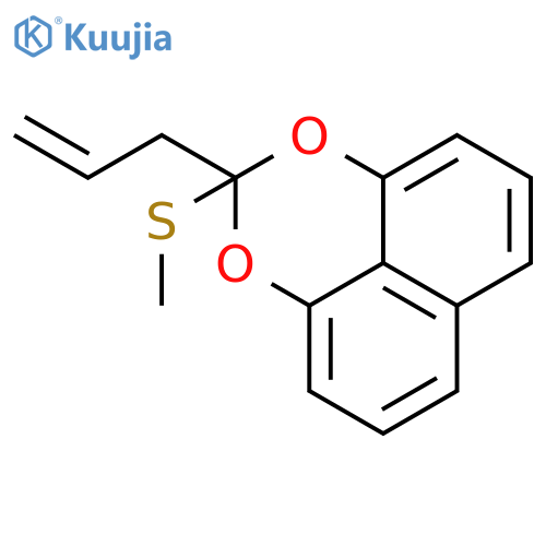 NAPHTHO[1,8-DE]-1,3-DIOXIN, 2-(METHYLTHIO)-2-(2-PROPENYL)- structure