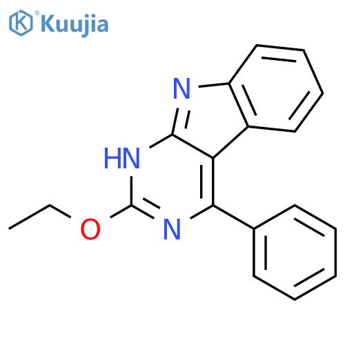 1H-Pyrimido[4,5-b]indole, 2-ethoxy-4-phenyl- structure