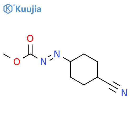 Diazenecarboxylic acid, (4-cyanocyclohexyl)-, methyl ester structure