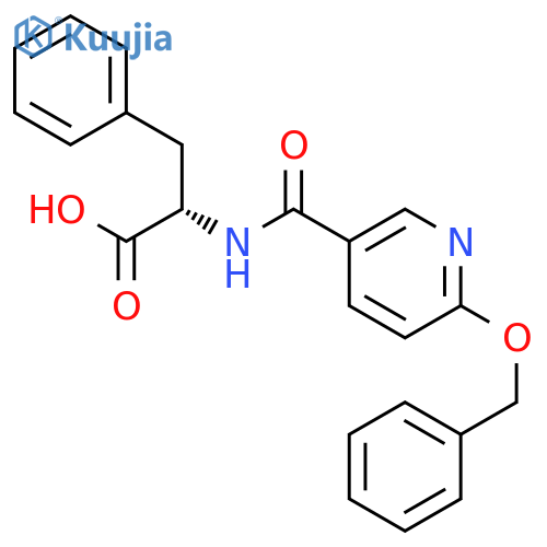 L-PHENYLALANINE, N-[[6-(PHENYLMETHOXY)-3-PYRIDINYL]CARBONYL]- structure
