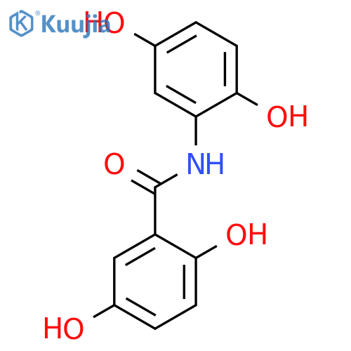 Benzamide, N-(2,5-dihydroxyphenyl)-2,5-dihydroxy- structure