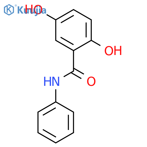 Benzamide, 2,5-dihydroxy-N-phenyl- structure