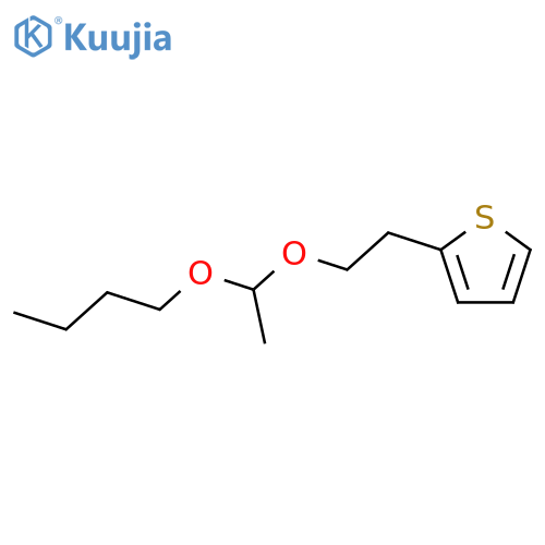 THIOPHENE, 2-[2-(1-BUTOXYETHOXY)ETHYL]- structure