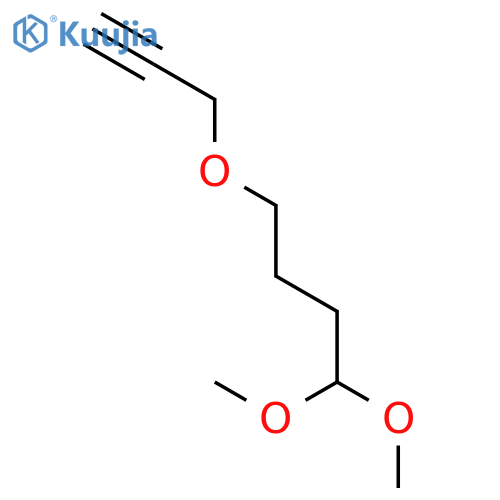 Butane, 1,1-dimethoxy-4-(2-propynyloxy)- structure