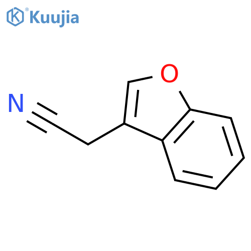 1-Benzofuran-3-ylacetonitrile structure