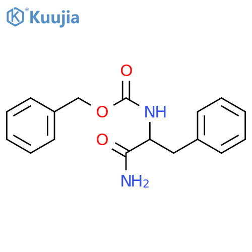 (R)-Benzyl (1-amino-1-oxo-3-phenylpropan-2-yl)carbamate structure
