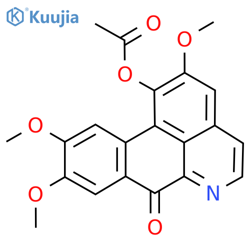 (4,5,15-Trimethoxy-8-oxo-10-azatetracyclo[7.7.1.02,7.013,17]heptadeca-1(17),2,4,6,9,11,13,15-octaen-16-yl) acetate structure