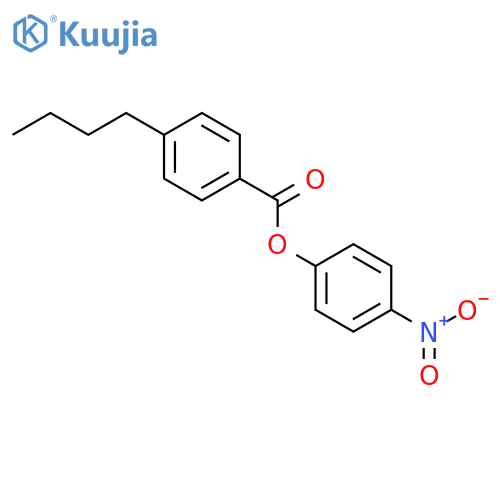 BENZOIC ACID, 4-BUTYL-, 4-NITROPHENYL ESTER structure