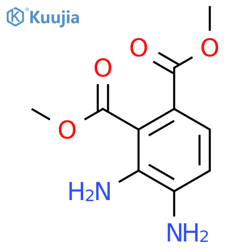 1,2-BENZENEDICARBOXYLIC ACID, 3,4-DIAMINO-, DIMETHYL ESTER structure