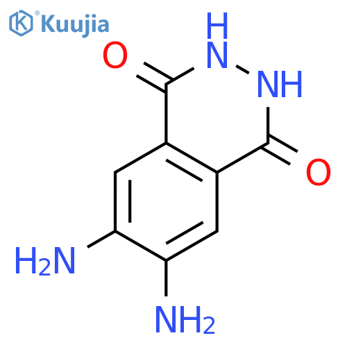1,4-Phthalazinedione,6,7-diamino-2,3-dihydro- structure